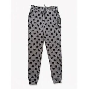 NWT Better Together Black Cat Gray Super Soft Joggers Size Small